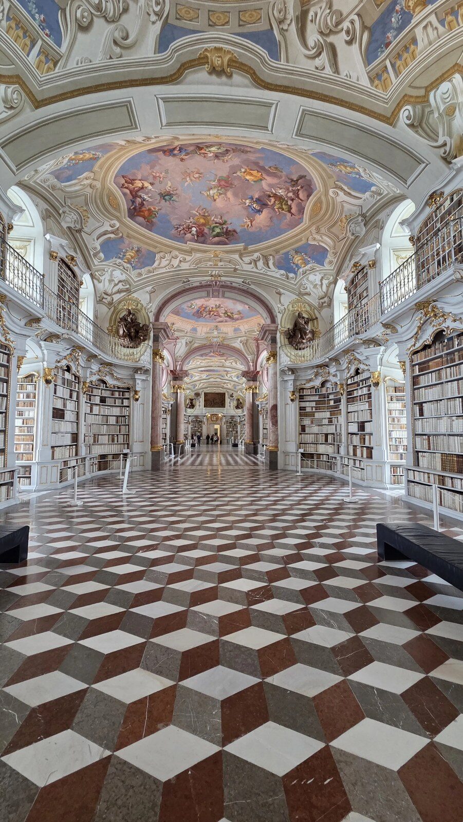 The Baroque hall of Admont Abbey Library
