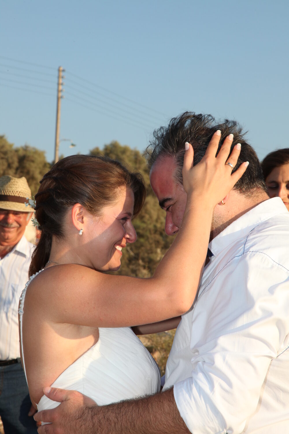 The couple after the ceremony