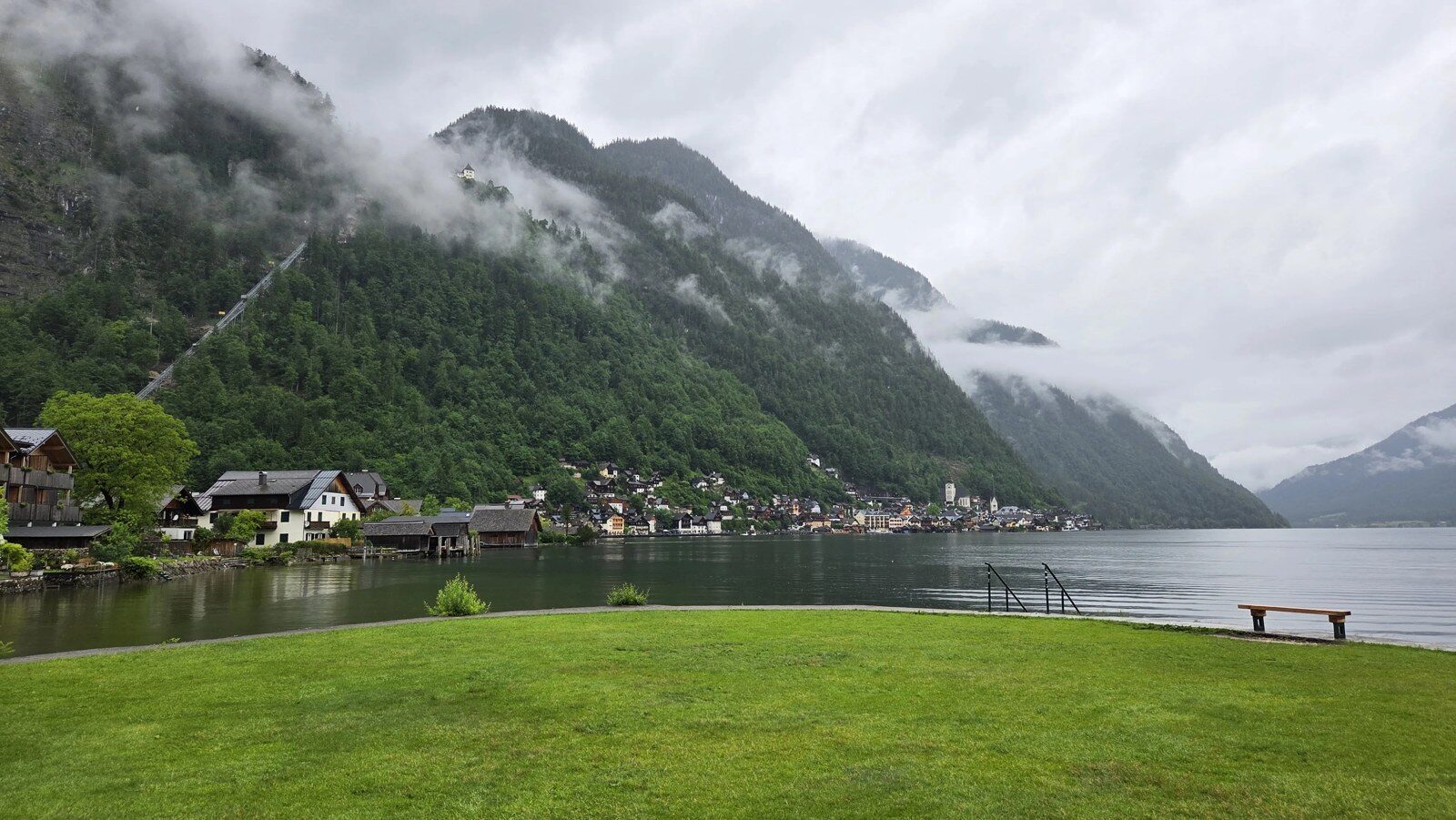Lakeside lawns at Hallstatt