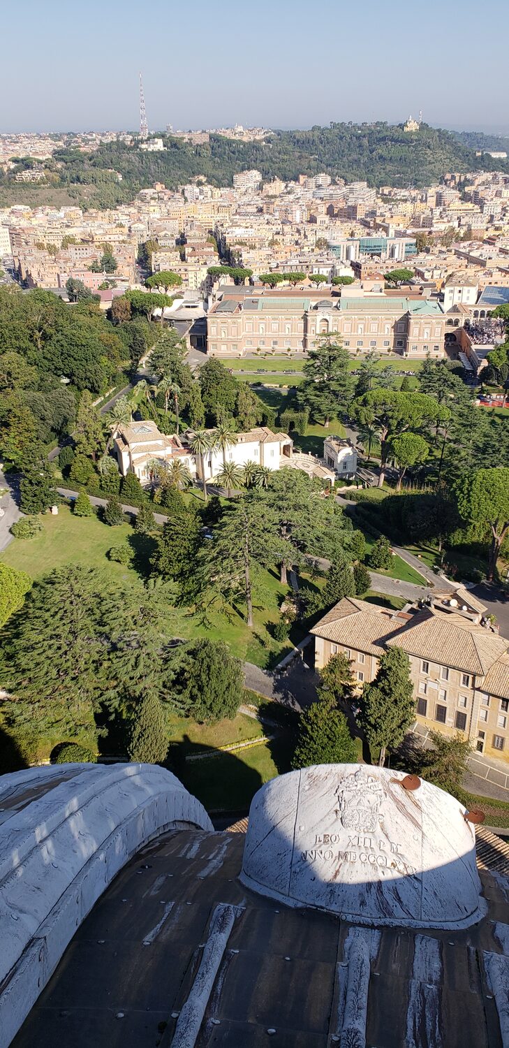 Rome seen from the dome of St Peter's