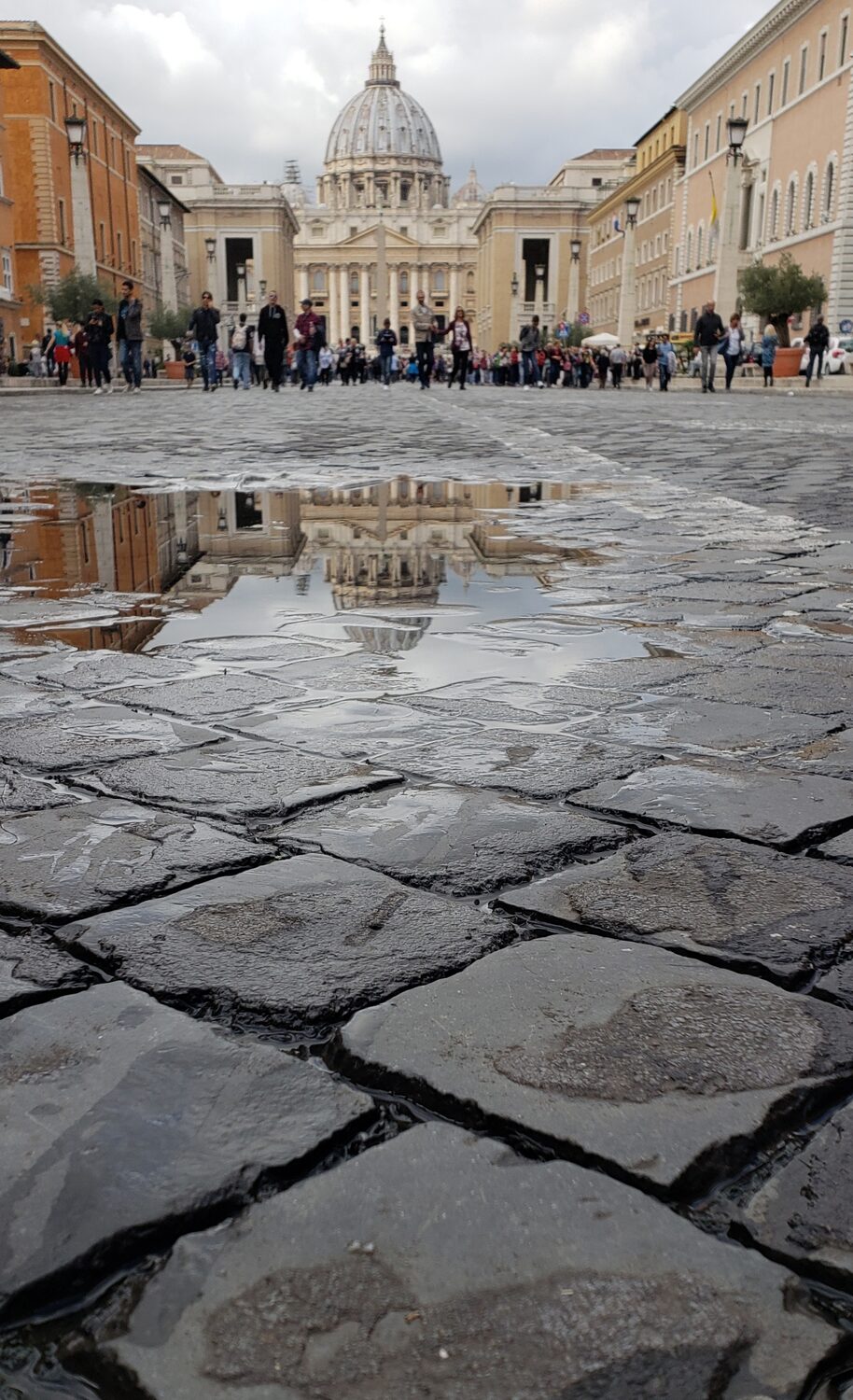 St Peter's after rain