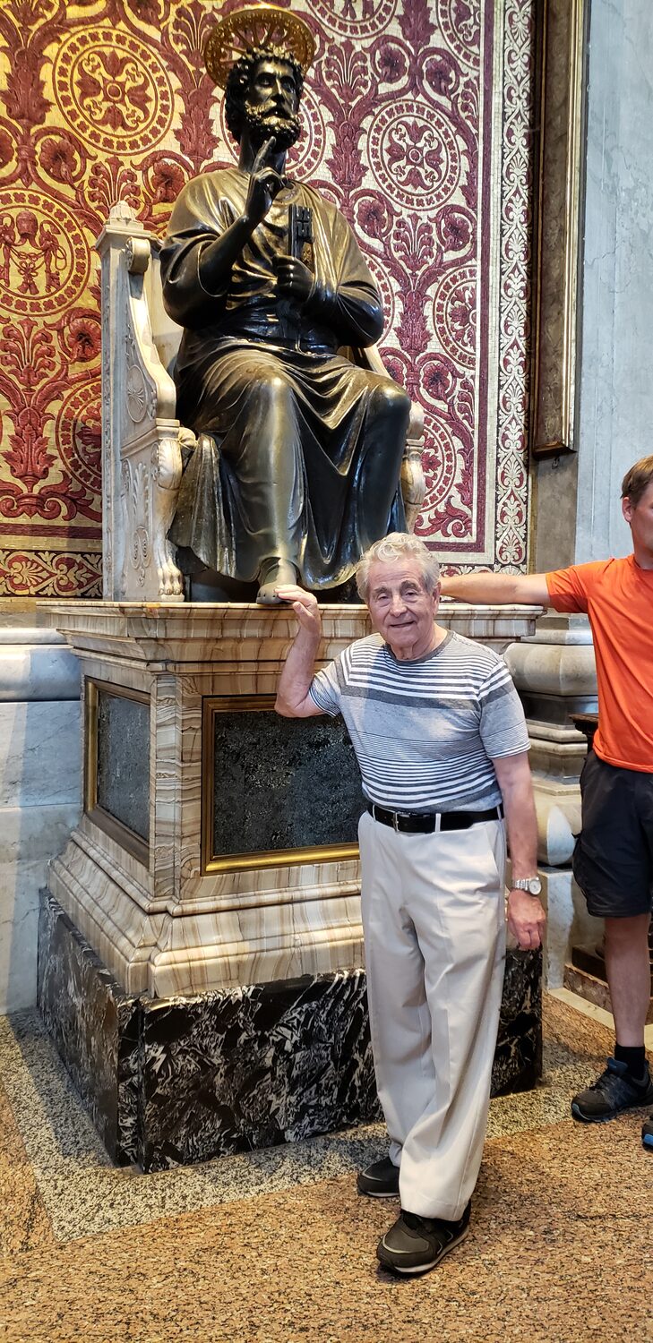 A statue in the Vatican Museums