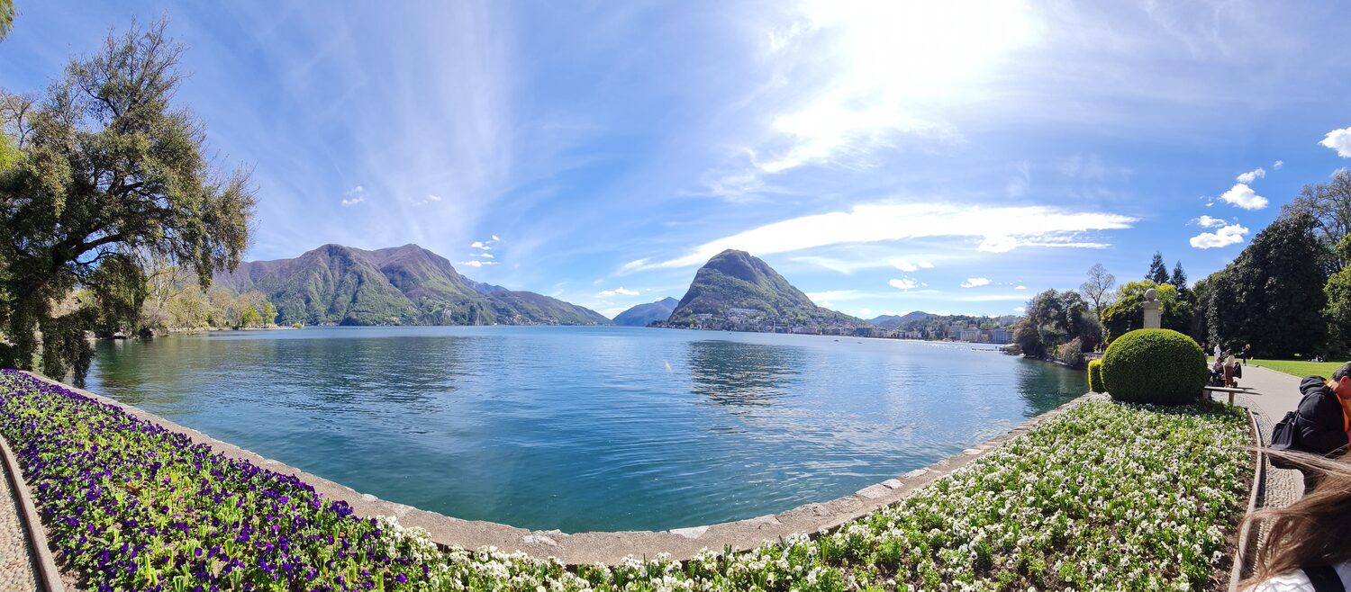 Panorama of Lake Lugano