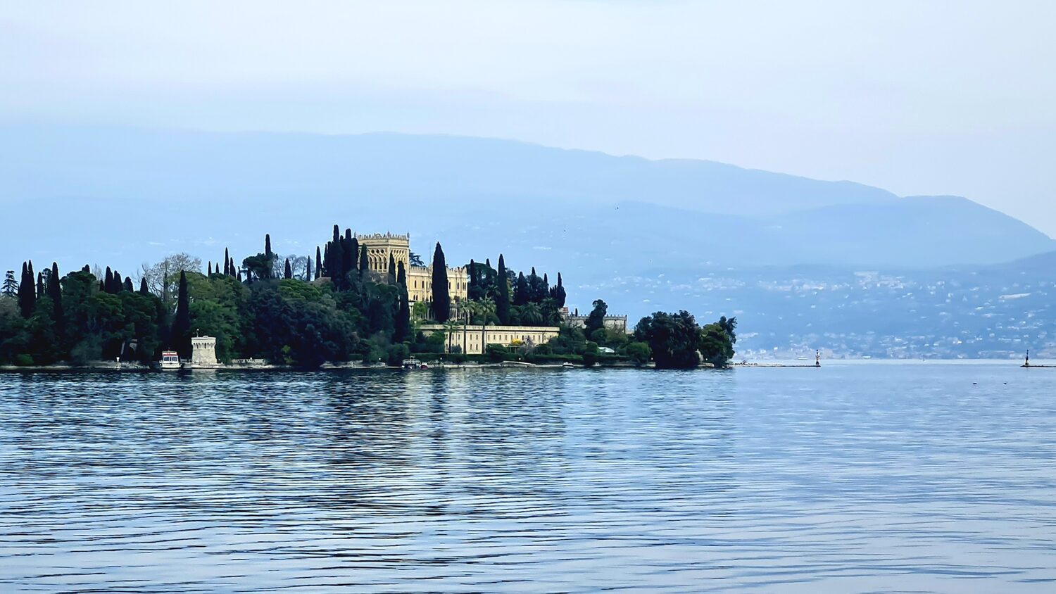 Isola del Garda seen from the water