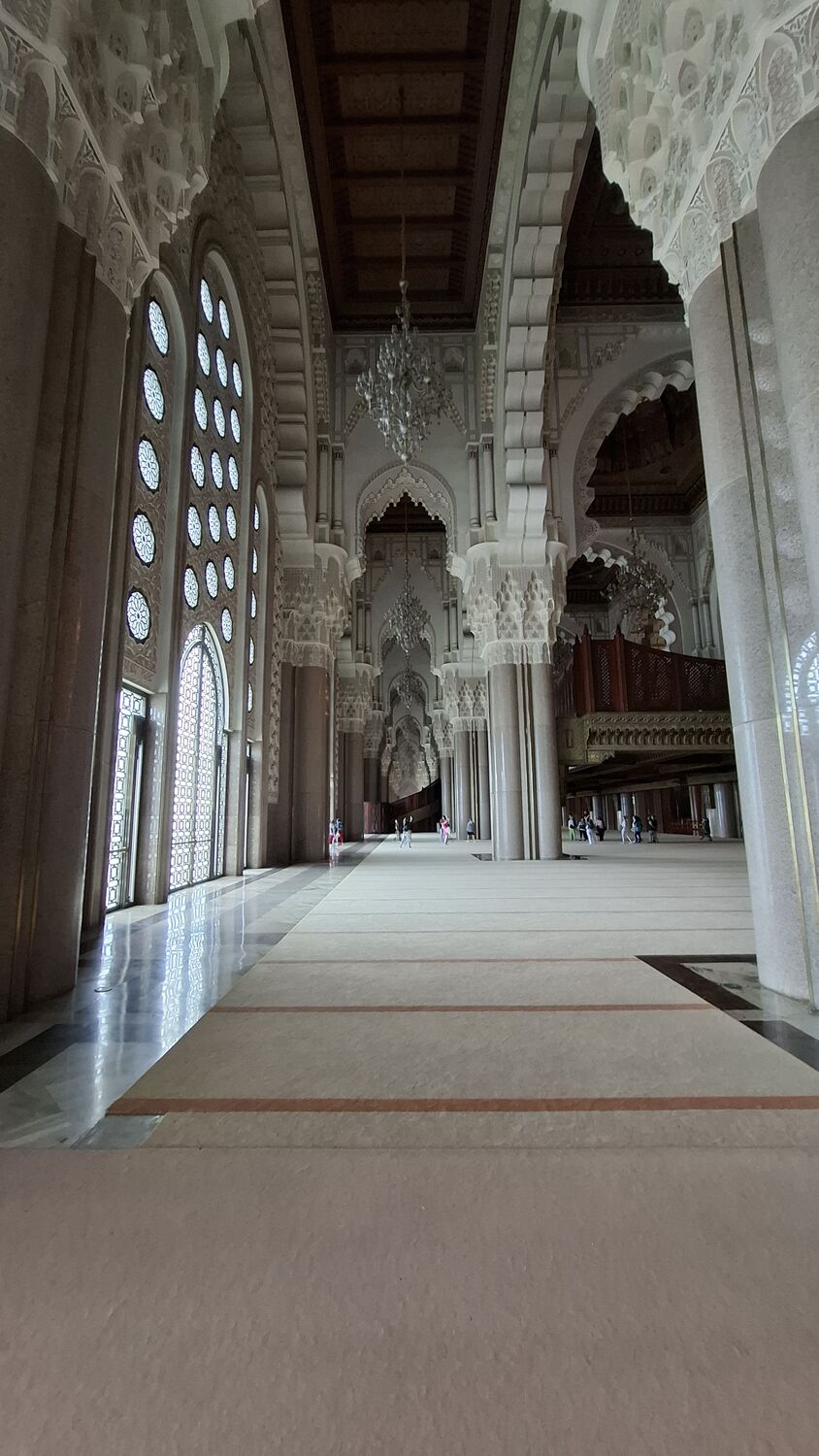 A corridor in the mosque