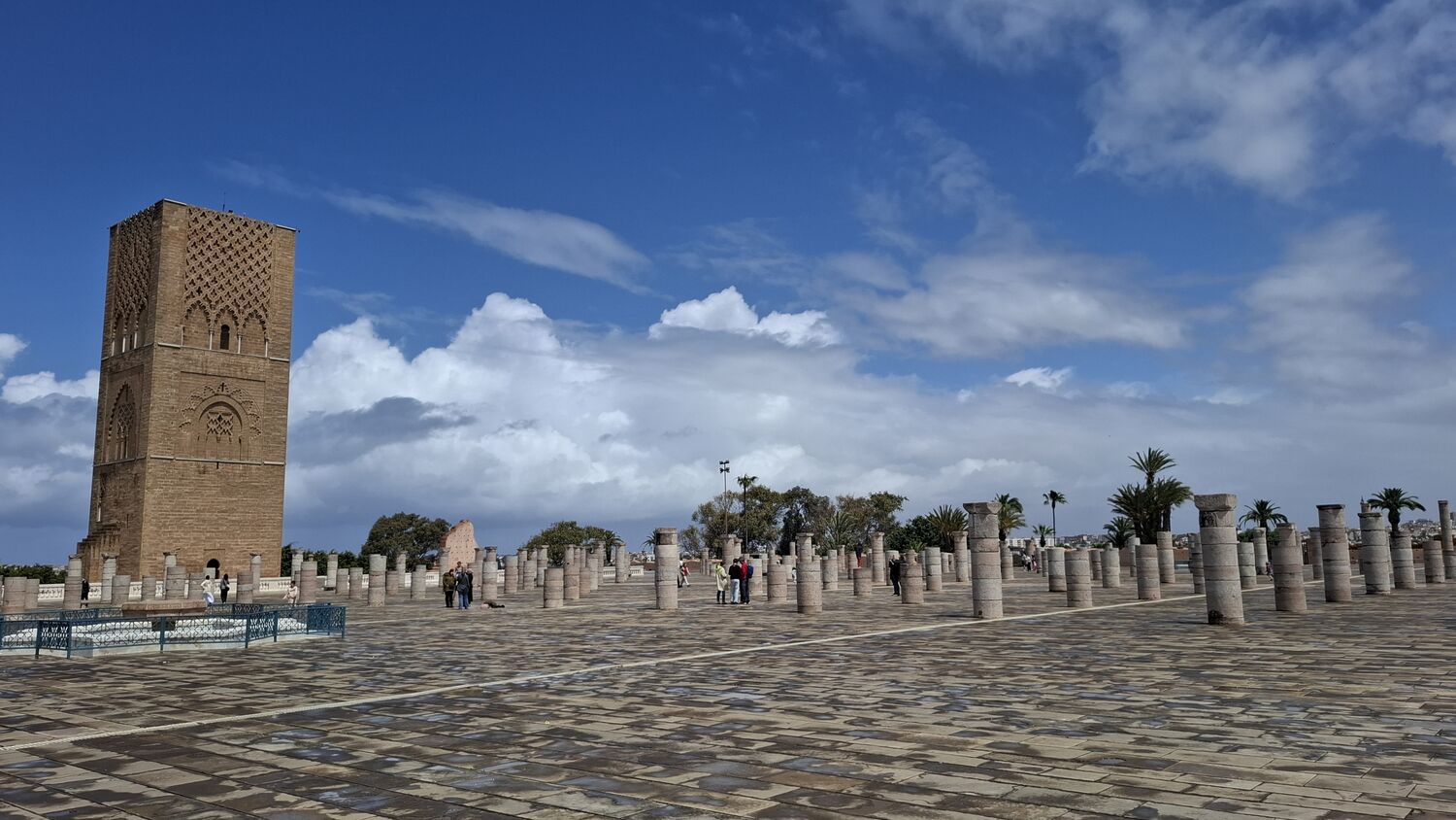 The Hassan Tower in Rabat