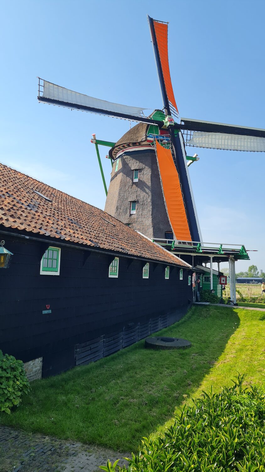A windmill at Zaanse Schans