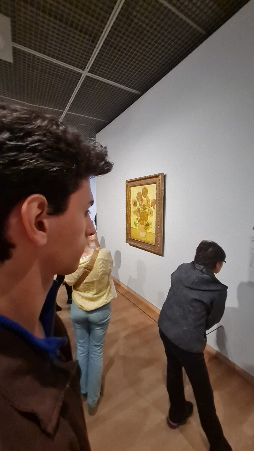 Alex in the gallery