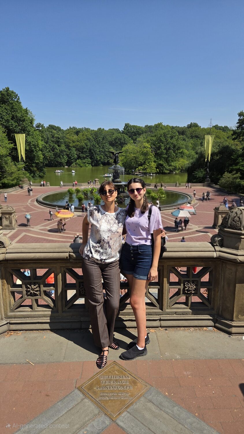Maritza and Albena at Bethesda Terrace