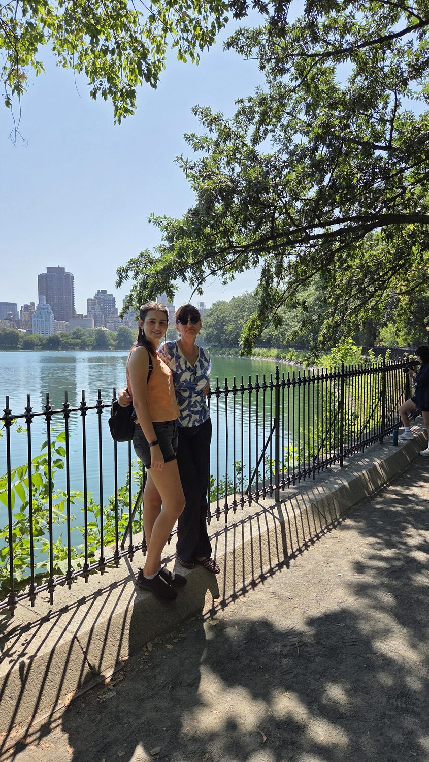 Maritza by the Central Park reservoir