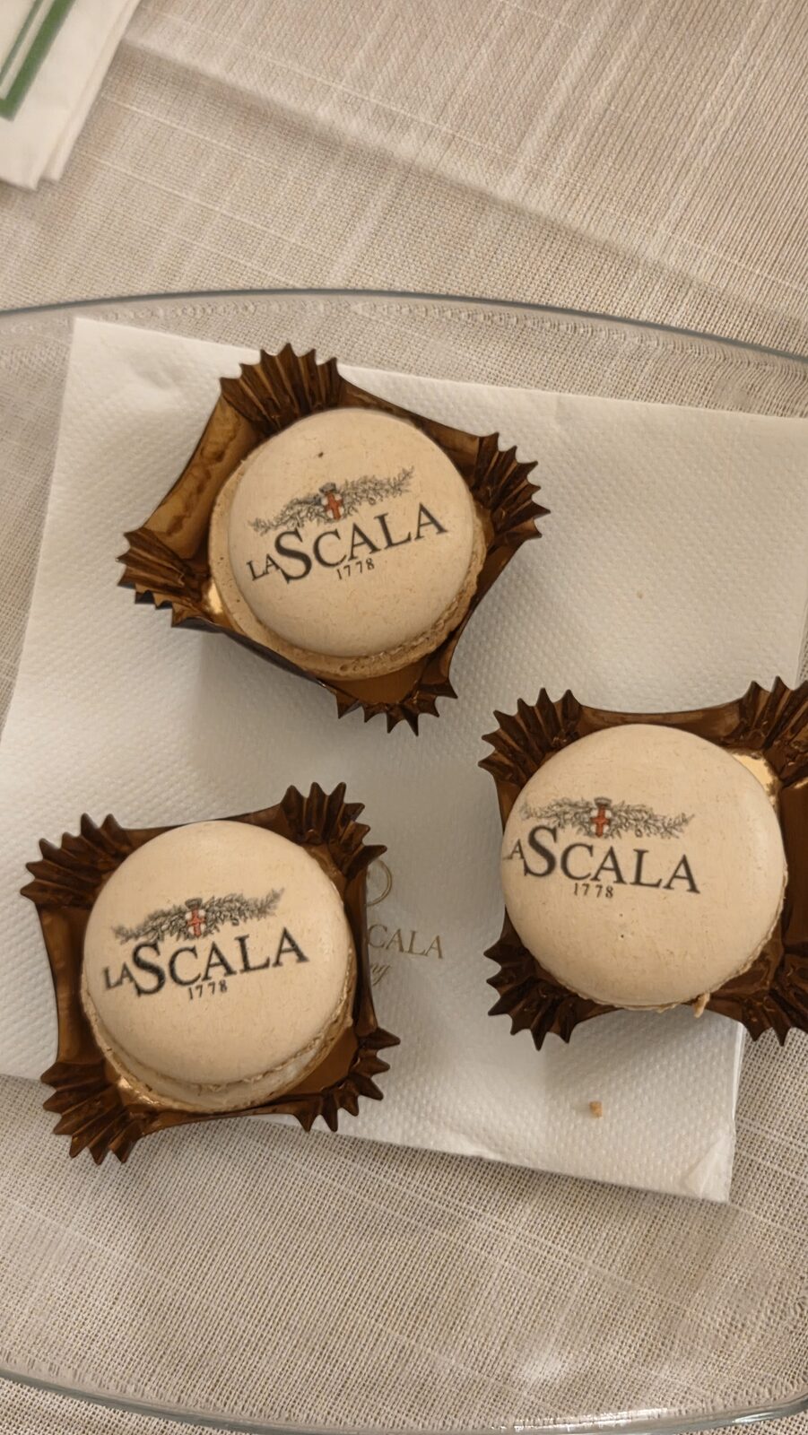 Dessert after the opera