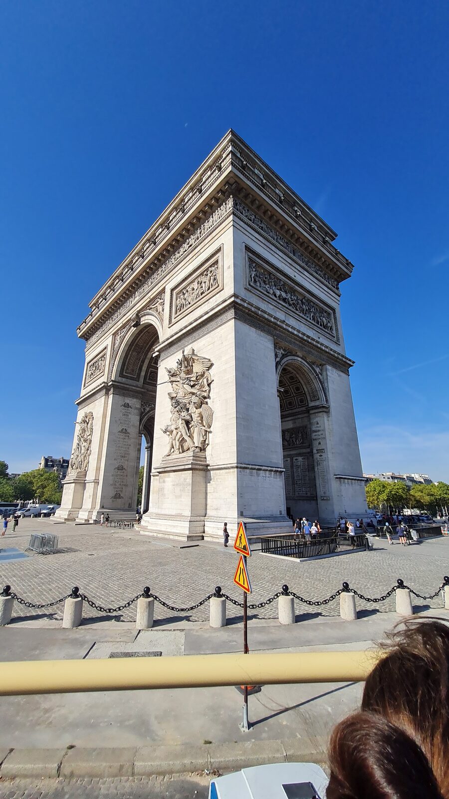 The Arc de Triomphe