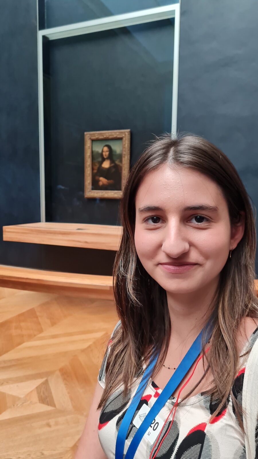 With the Mona Lisa