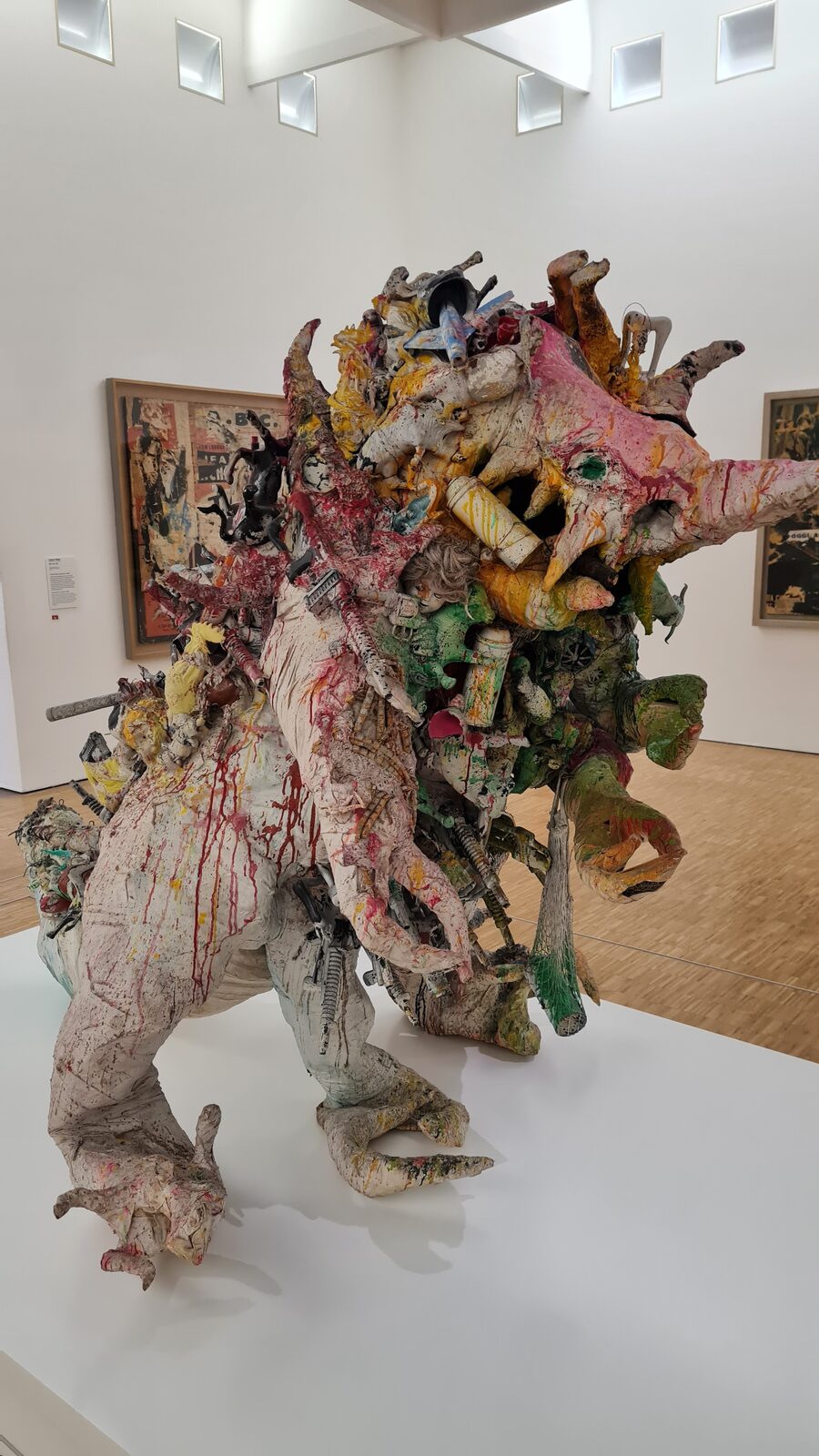 A sculpture at the Pompidou